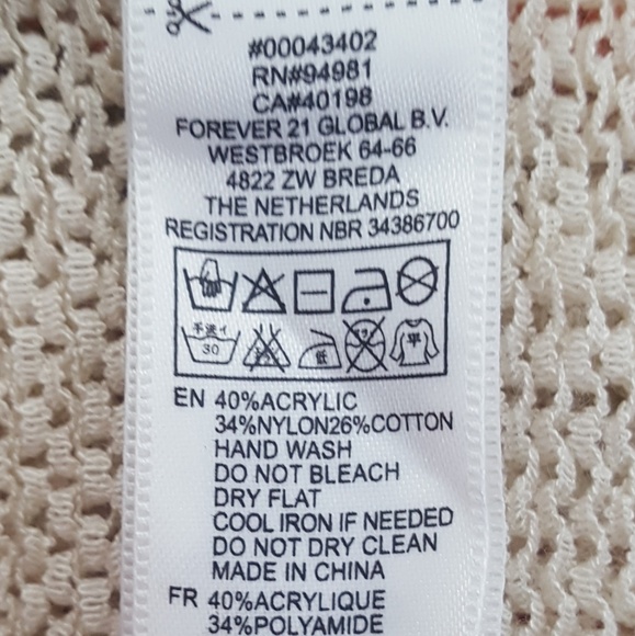 Forever 21 XXI Boho CropTop Knit Geometric Pattern - Picture 6 of 8